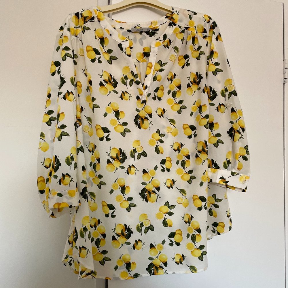 Lemon motif Blouse